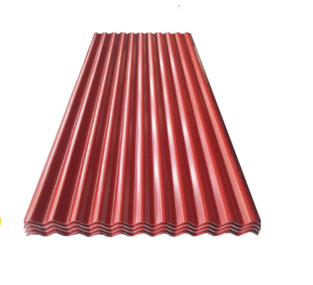 De kleur Met een laag bedekte Vlakte van de Bladentegels van het Staaldakwerk voor de Muurbouw