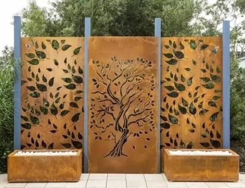Corrosiebestendige de Staalplaatmetaal Aangepaste Grootte van Corten voor Landschap