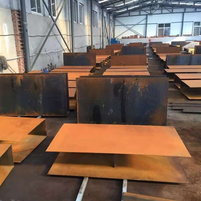 Openlucht Bestand Corten het Metaalbladen van kuuroord-h met Rusty Finish