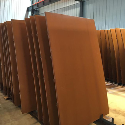 Het Staalplaat A242 5mm 40mm KUUROORD Plat van ASTM A588 Corten