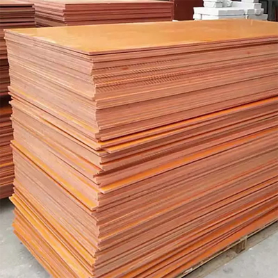 Het Staalplaat A242 5mm 40mm KUUROORD Plat van ASTM A588 Corten