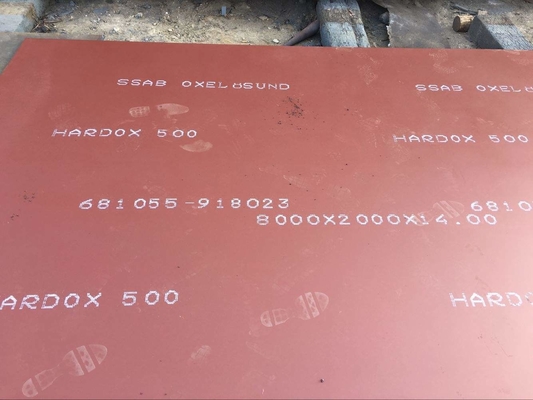 Van de het Staalplaat van NM450 NM550 Slijtvaste Legering Met hoge weerstand 0.3m
