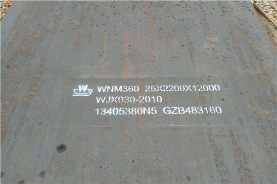 Van de het Staalplaat van NM450 NM550 Slijtvaste Legering Met hoge weerstand 0.3m